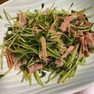 水菜とザーサイの中華炒め